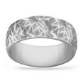 thumbnail image 1 of SuperJeweler 7 MM Textured Men's Titanium Ring Wedding Band For Men, 1 of 6