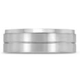thumbnail image 1 of SuperJeweler 8 MM Brushed Finish Men's Titanium Ring Wedding Band For Men, 1 of 6