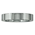 thumbnail image 1 of SuperJeweler Classic 4mm Flat Comfort Fit Titanium Wedding Band For Men, 1 of 4