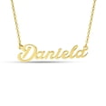 thumbnail image 1 of SuperJeweler Daniela Nameplate Necklace in Gold 16 inches All Names Available for Women, 1 of 3