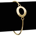thumbnail image 1 of SuperJeweler Gold Bangle Bracelets for Women, O Initial Bracelet in Yellow Gold, Stylish Initial Bracelet Jewelry Gift for Women, 1 of 2