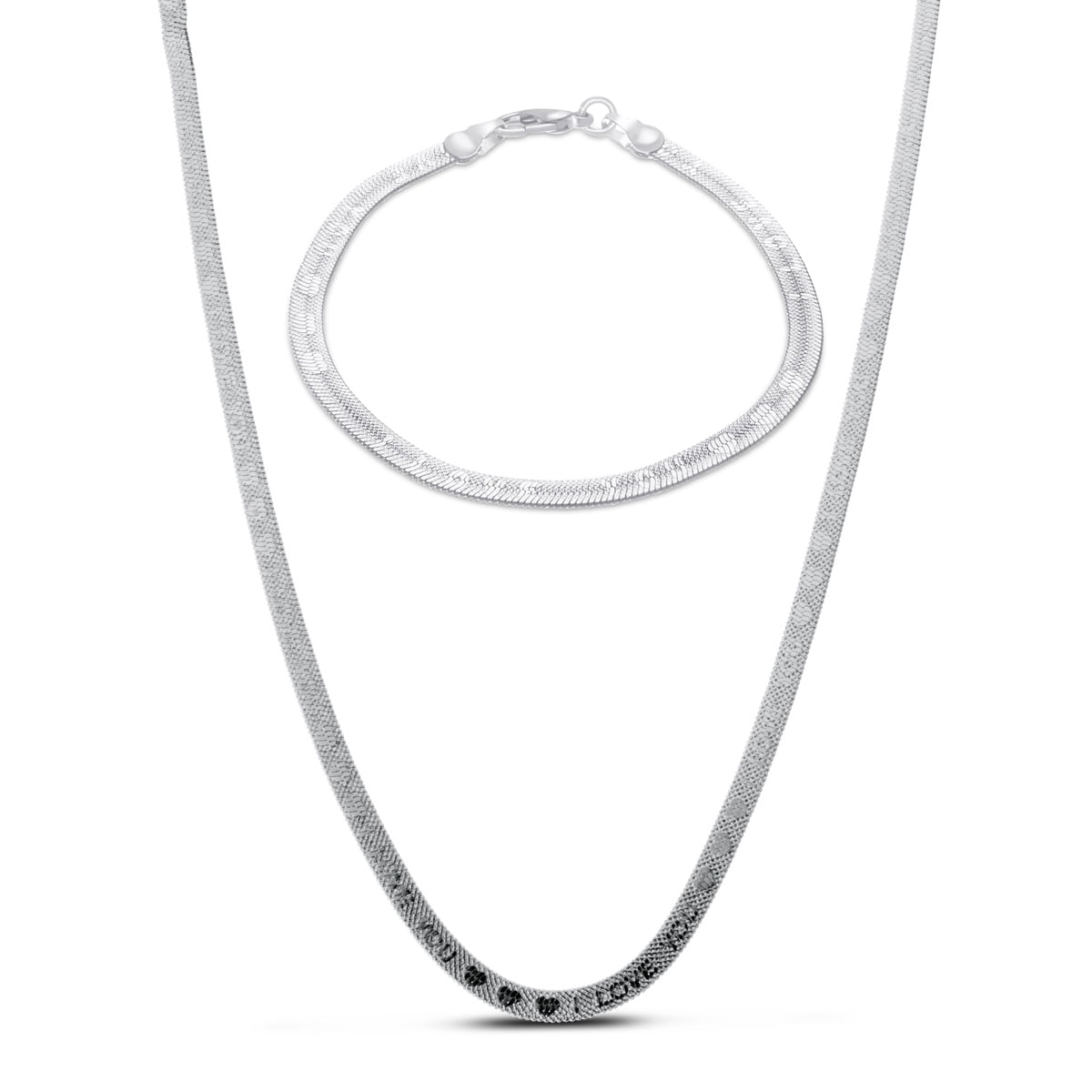I love you necklace and bracelet set new arrivals