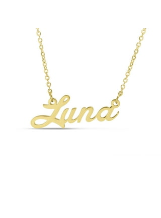 Oak Luna Name Necklace