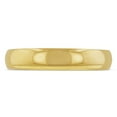 thumbnail image 1 of SuperJeweler Mens 4mm Yellow Gold Polished Titanium Ring Wedding Band, Size 9.5 for Men, 1 of 6