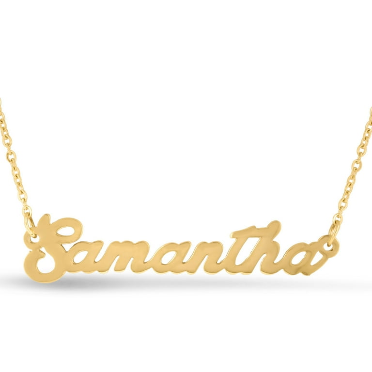 Samantha name necklace online
