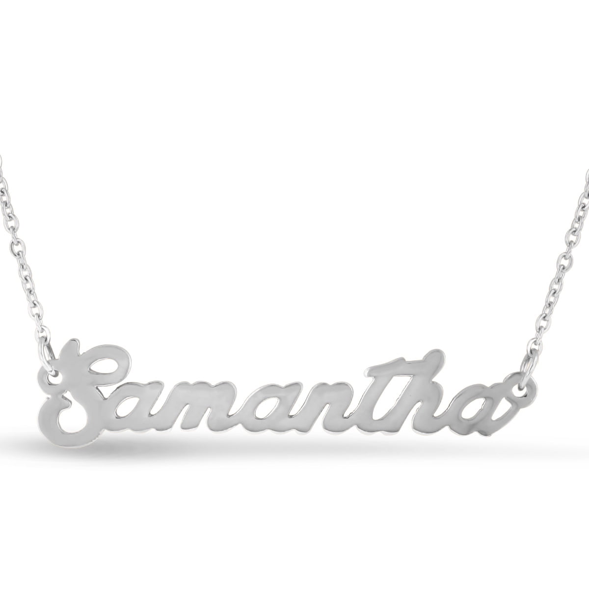 Samantha nameplate deals necklace