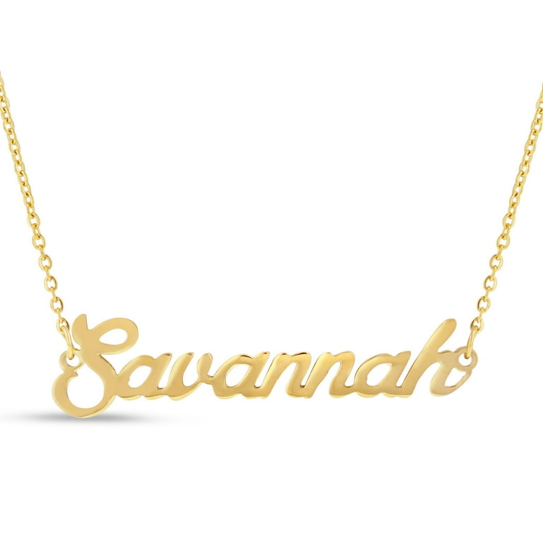 Savannah name best sale necklace