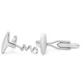 thumbnail image 1 of SuperJeweler Stainless Steel Corkscrew Cufflinks For Men, Fits Standard Shirt, 1 of 6