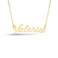 thumbnail image 1 of SuperJeweler Valeria Nameplate Necklace in Gold 16 inches All Names Available for Women, 1 of 3