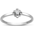 thumbnail image 1 of SuperJeweler Vintage Diamond Promise Ring In White Gold For Women, 1 of 6