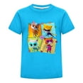 thumbnail image 1 of SuperKitties Cat Hero Shirt for Kids – Cartoon Character Tee – Girls Boys Summer T-Shirt – Comfortable Cotton Outfit – Top for Casual Playtime, 1 of 3