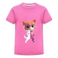thumbnail image 1 of SuperKitties Short Sleeve T-Shirt for Kids – Cute Cartoon Cat Hero Tee for Girls Boys – Summer Cotton Graphic Top – Toddler Birthday Outfit – Play Shirt Ages 2-12, 1 of 3
