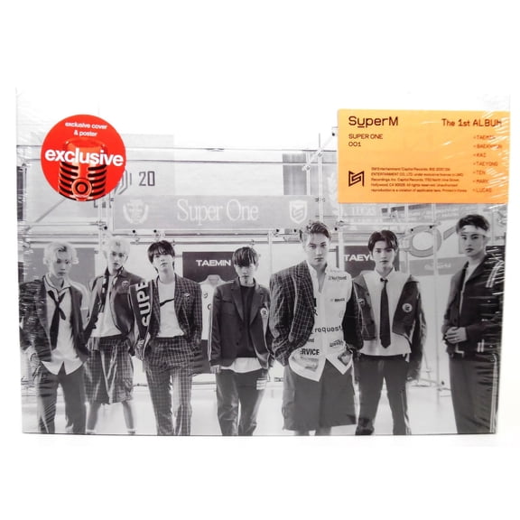 SuperM - The 1st Album 'Super One' (Group Version) (Exclusive CD Cover & Poster)