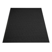 SuperMats - Bike Mat - Standard Quality Dense Foam Vinyl - Fitness Equipment Mat, Black, 36" x 48"