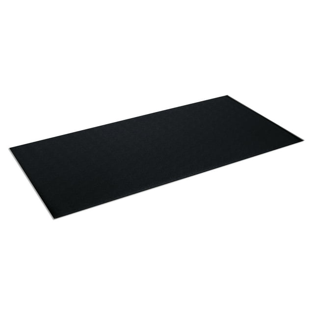 SuperMats - Treadmill Mat - Standard Quality Dense Foam Vinyl - Fitness Equipment Mat, Black, 30 In. x 72 In.
