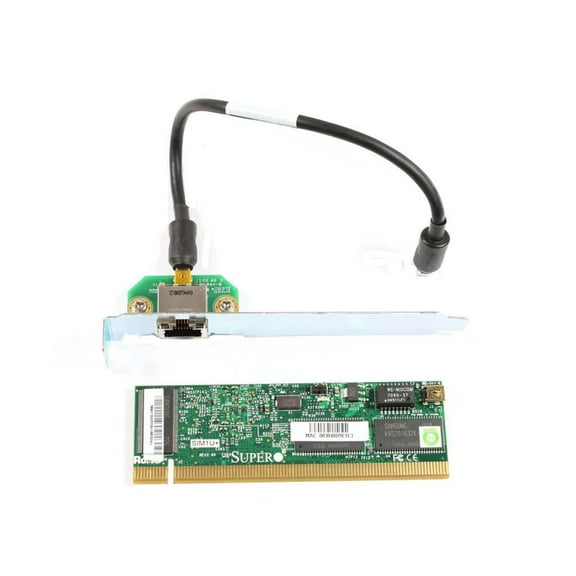 Pre-Owned SuperMicro IPMI Remote Management Card With AOC-USB2RJ45 Bracket RJ45 SIM1U+ SIM Used