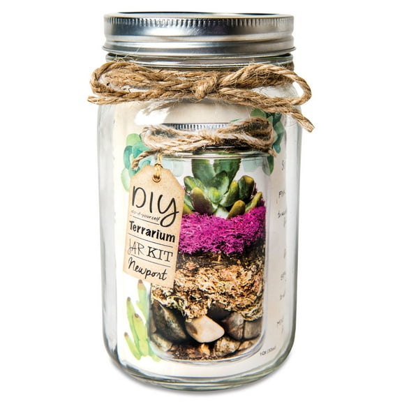 SuperMoss DIY Terrarium Jar Kit - Newport