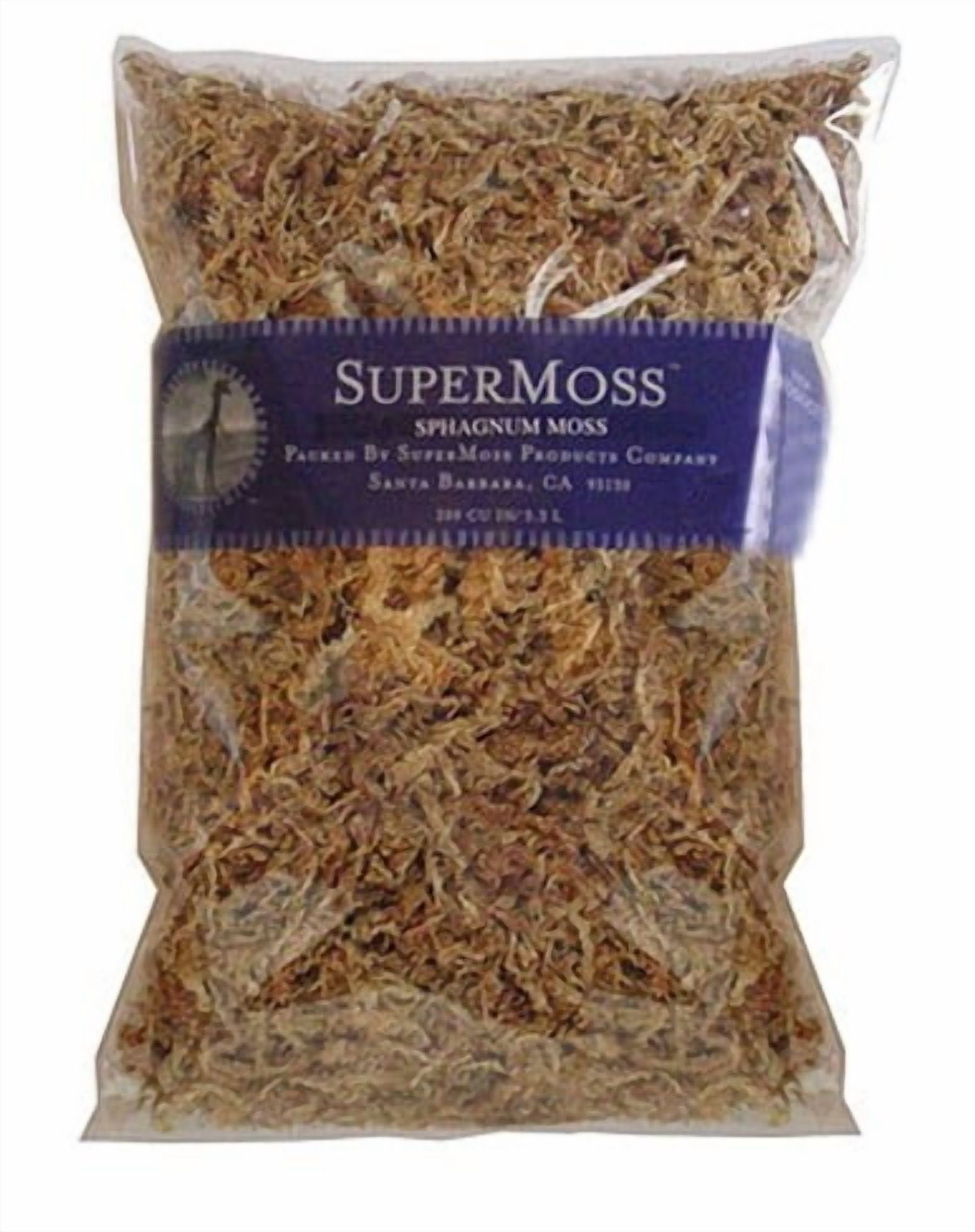 SuperMoss Dried Natural Sphagnum and Orchid Moss