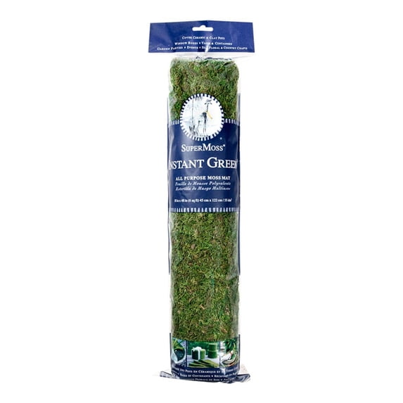 SuperMoss InstantGreen Moss Mat - 4 x 1.5 feet