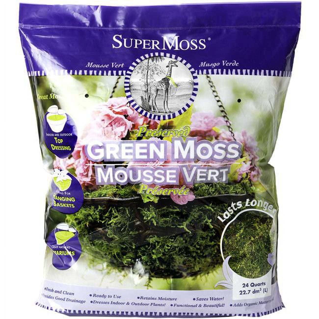 SuperMoss® Preserved Green Moss