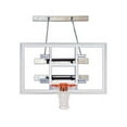 thumbnail image 1 of SuperMount68 Supreme Steel-Acrylic Wall Mounted Basketball System, Scarlet, 1 of 1