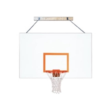 SuperMount80 Magnum Steel Wall Mounted Basketball System, Columbia Blue