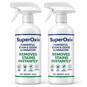 SuperOxi+ Professional Strength Stain & Odor Remover, 2 Pack