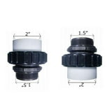 SuperPro 1.5 MIP x 2 in. Socket High Temp Self-Sealing Union - Walmart.com