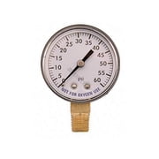 SuperPro 81060BU Universal 2" 0-60 PSI Pool & Spa Pressure Gauge With 1/4" Bottom Mount