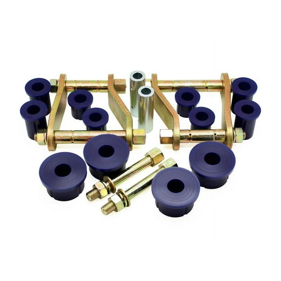 SuperPro KIT168SK Rear Leaf Spring and Shackle Bushing Kit Compatible with Ford 19-26 Ranger, Ford 19-26 Ranger, Ford 19-26 Ranger