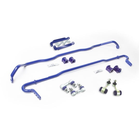 SuperPro RCWRX050KIT Front and Rear Adjustable Sway Bar and End Link Kit compatible with 2015-2021 Subaru WRX