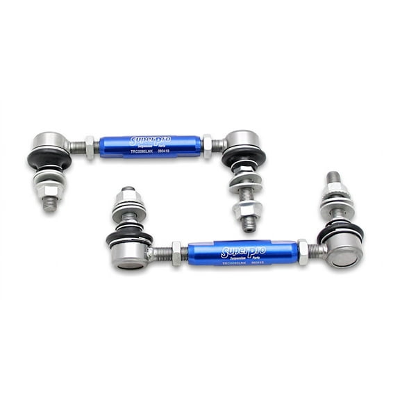 SuperPro TRC1285L HD Adjustable Front End Link Kit compatible with Non-KDSS 2003-2009 Lexus GX470, 2007-2014 Toyota FJ Cruiser, 2015-2023 Toyota Tacoma, 2003-2024 Toyota 4Runner