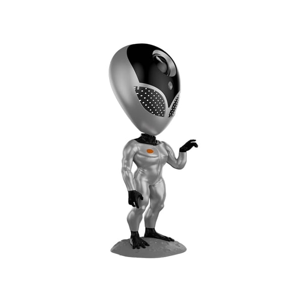 SuperRGB Alien Star Projector, Galaxy Night Light with Voice Interaction & Remote Control, 360 Rotating Nebula Lamp for Bedroom, Gaming Room, Kids & Teens - Unique Gift