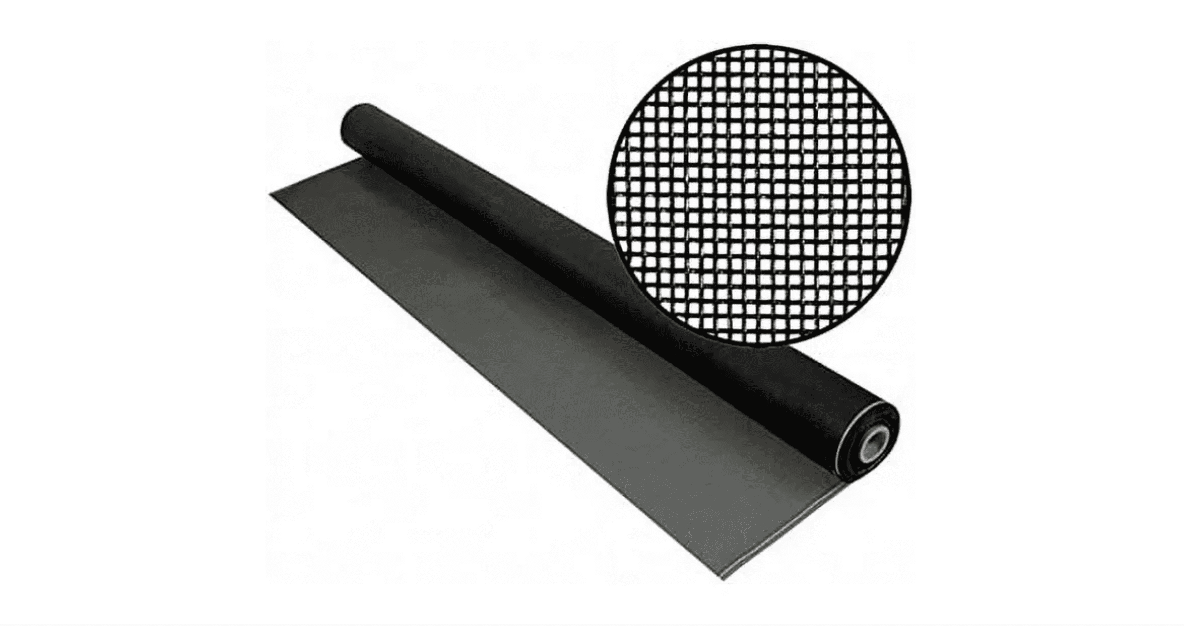SuperScreen 17/14 Screen Mesh Kit (24 in x 100 ft) Roll of Screen & Roller Tool Heavy Duty