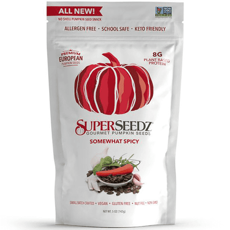 SuperSeedz Gourmet Somewhat Spicy Pumpkin Seeds, 5 Oz.