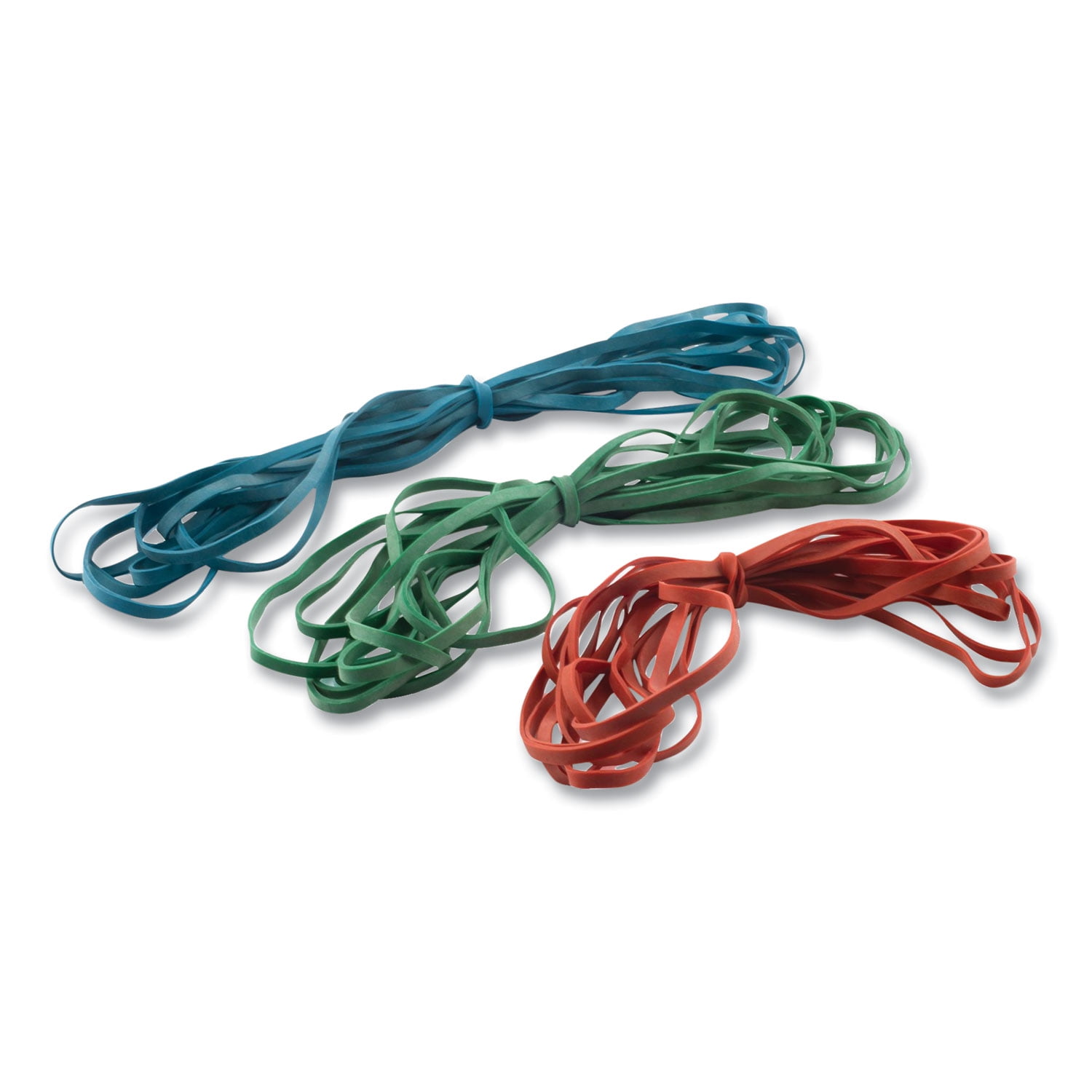 SuperSize Bands, 0.25" x 17", 4,060 psi Max Elasticity, Blue, 12/Pack | Bundle of 5 Packs