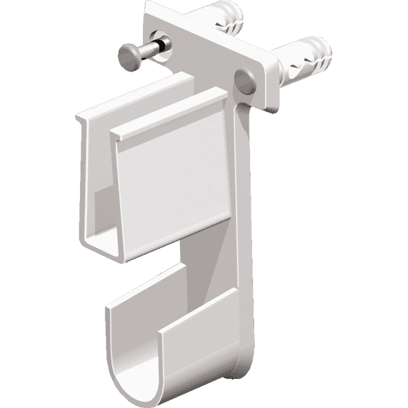 SuperSlide Wire Shelf End Bracket - Single Pack Home & Garage Storage, Stackable Design