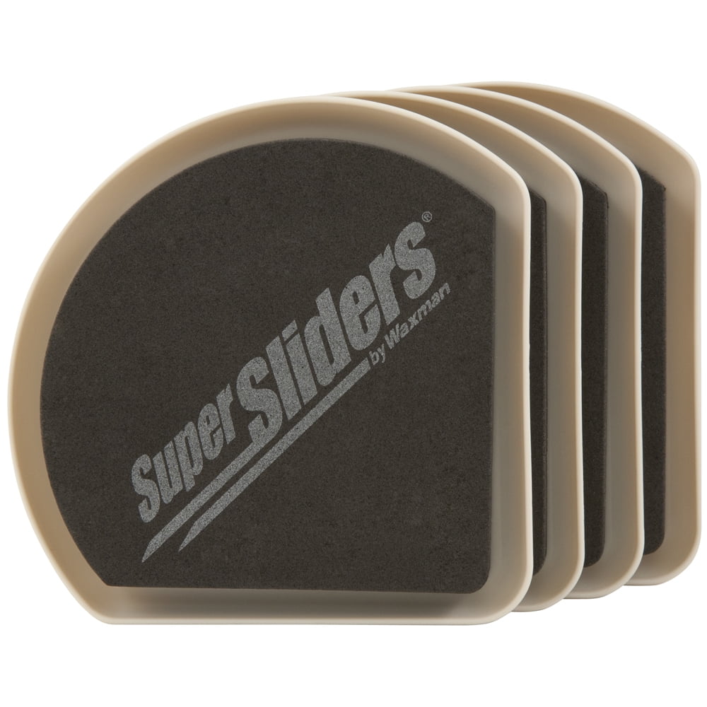 Super Sliders 3 1/2 x 6 Oval Reusable Furniture Sliders for Hard