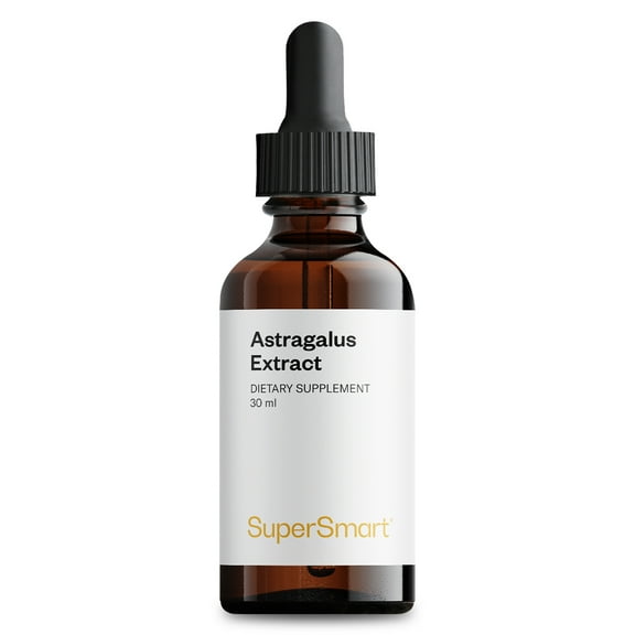 SuperSmart Astragalus Extract (High Potency) - Concentrated Extract - Astragalus Membranaceus Liquid Supplement | Non-GMO & Gluten Free - 30 ml