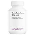 thumbnail image 1 of SuperSmart Centella Asiatica Gotu Kola 180mg per Day - Gotu Kola Extract Supplement | Non-GMO & Gluten Free - 90 Vegetarian Capsules, 1 of 10