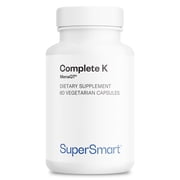 SuperSmart - Complete K - with Vitamin K1, K2 MK-4 + MK-7 | Non-GMO & Gluten Free - 60 Vegetarian Capsules