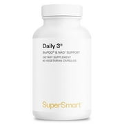 I-Supersmart-Yonke imihla 3 -I-Multivitamin yamadoda nabafazi - iivithamini ezingama-42, iiminerali kunye ne-Antioxidants Supplement | I-non-GMO kunye neGluten-Free - 90 Iicaps zemifuno