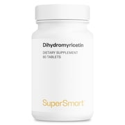 SuperSmart Dihydromyricetin 600mg per Day High Purity - DHM 98% Dihydromyricetin Supplement - Ampelopsis Grossedentata Extract | Non-GMO & Gluten Free - 60 Tablets