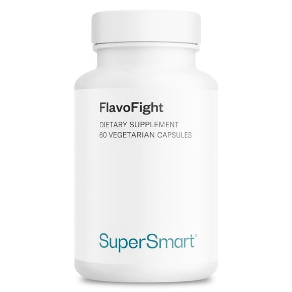 SuperSmart FlavoFight 500mg per Day (Patented & High Strength) - Citrus Sinensis Extract Supplement - Orange Flavonoids | Non-GMO & Gluten Free - 60 Vegetarian Capsules