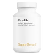 SuperSmart FlavoLife Flavonoid Complex Supplement - with Luteolin, Myricetin, Fisetin, Rutin, Quercetin, EGCG, Apigenin, Hesperidin | Non-GMO & Gluten Free - 60 Vegetarian Capsules