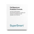 thumbnail image 1 of SuperSmart Full Spectrum Probiotic Formula 36 Billion CFU per Day (20-in-1 Complex) - with Lactobacillus Reuteri, Gasseri, Rhamnosus, Crispatus | Non-GMO & Gluten Free - 60 Vegetarian Capsules, 1 of 9