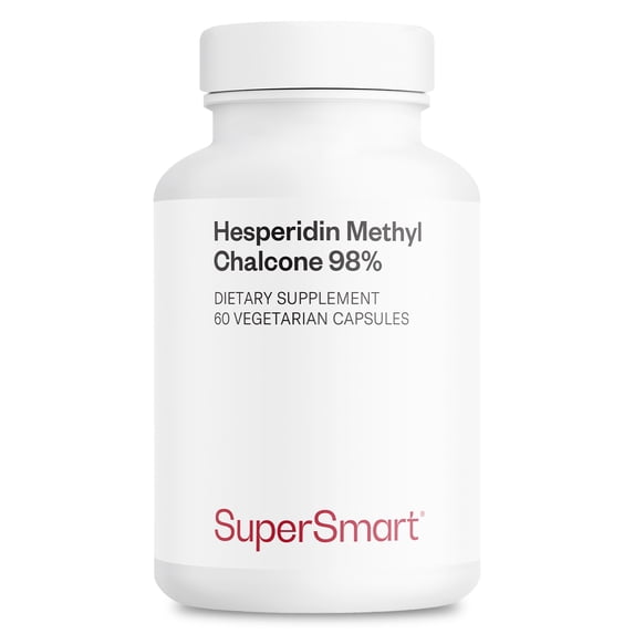 SuperSmart - Hesperidin Methyl Chalcone 1000 mg per Day - Circulation & Vein Support Supplement | Non-GMO & Gluten Free - 60 Vegetarian Capsules