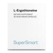 SuperSmart - L-Ergothioneine EGT 5 mg per Day - Antioxidant Supplement | Non-GMO - 30 Vegetarian Capsules
