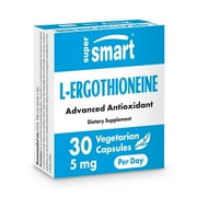 SuperSmart - L-Ergothioneine (EGT) 5 mg per Day - Antioxidant Supplement | Non-GMO - 30 Vegetarian Capsules