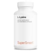 SuperSmart L-Lysine 3000mg per Day High Strength - Essential Amino Acid Lysine Supplement | Non-GMO & Gluten Free - 180 Vegetarian Capsules